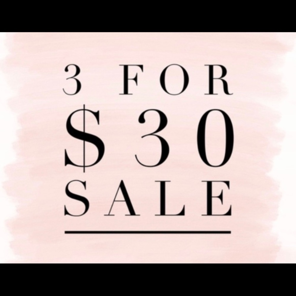 🔶🔶 3 FOR $30 🔶🔶